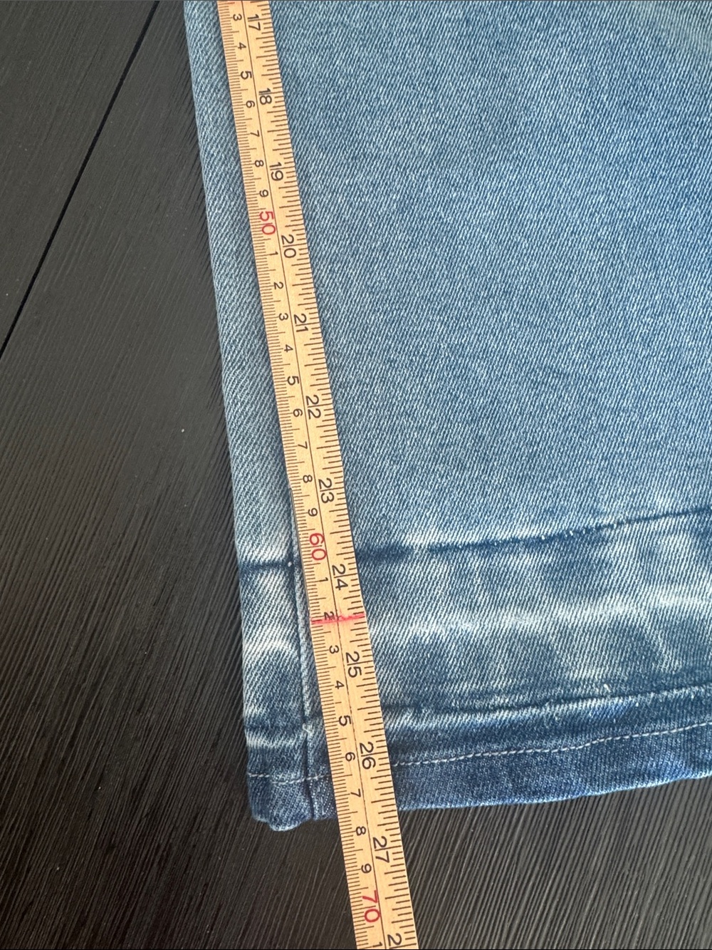 Wit & Wisdom Bennett Kick Flare Jeans Light Wash Released Hem Stretch Denim 14 - Picture 12 of 14